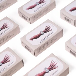 gefüllter Tintenfisch in Ragoutsauce